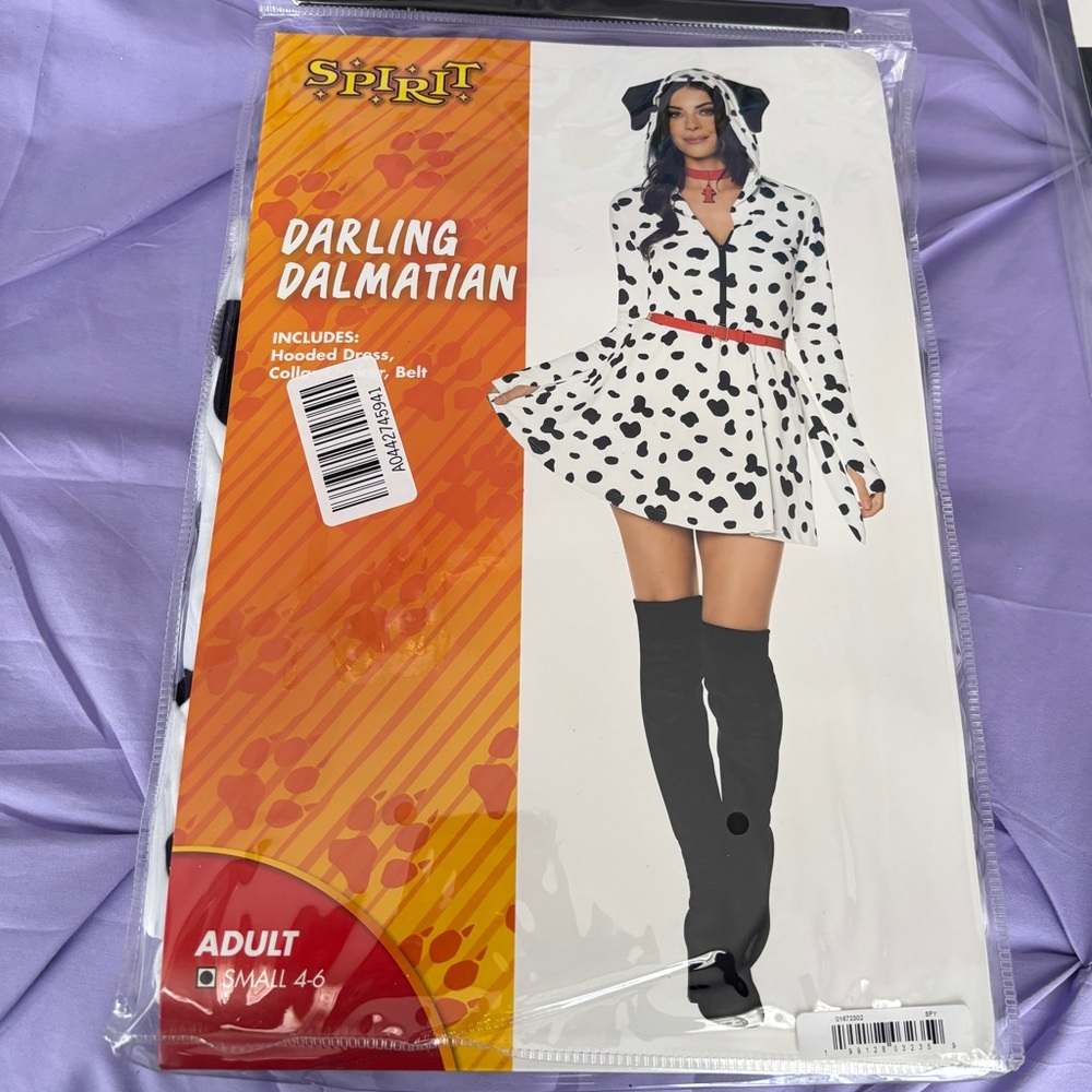 Women's Darling Dalmatian Dress Costume, Size: Adult Small 4-6